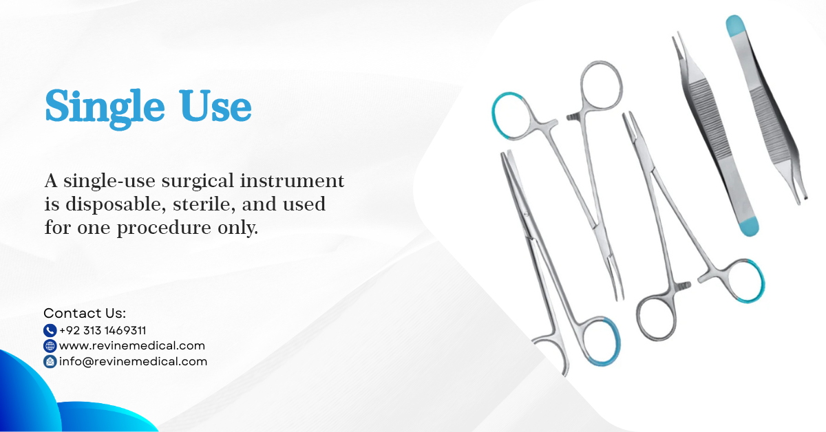 Medical instrument product range from Revine Medical